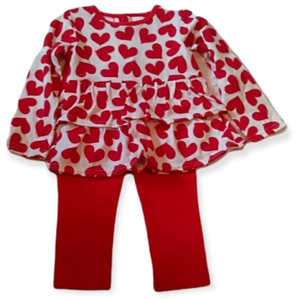 Bundle of Girls Outfit in Black & Red